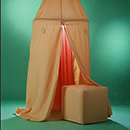 Baldachin und Sitzelement